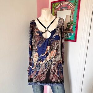 VENUS Multicolor Paisley Blouse